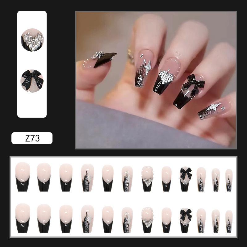 Съемные наклейки для накладных ногтей