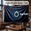 Custom Name Flannel Throw Blanket Club Brugge FC Pattern Warm Home Decoration