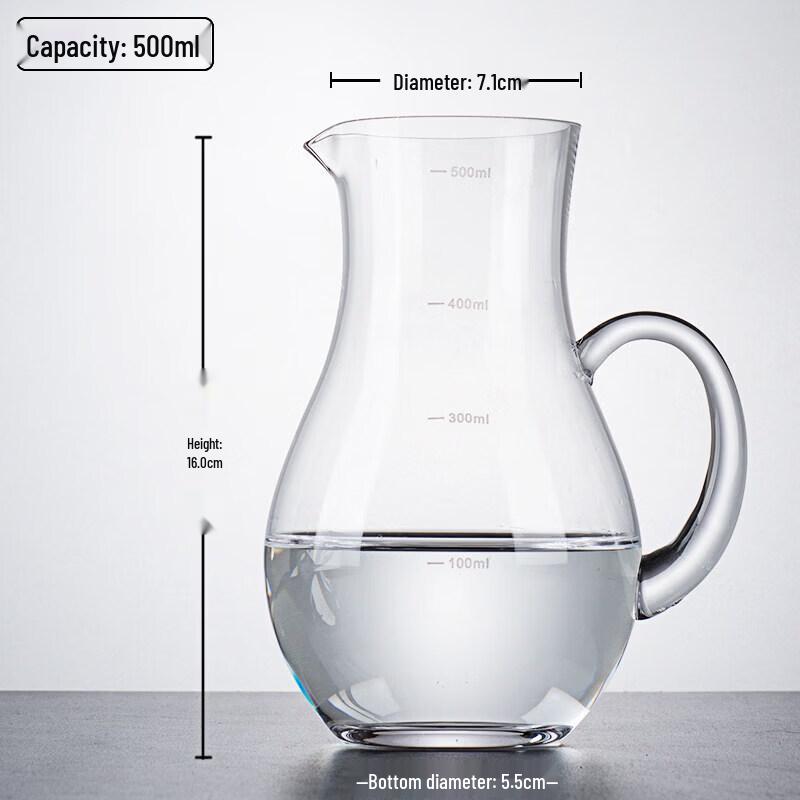 Handmade Glass Wine Decanter and Dispenser
