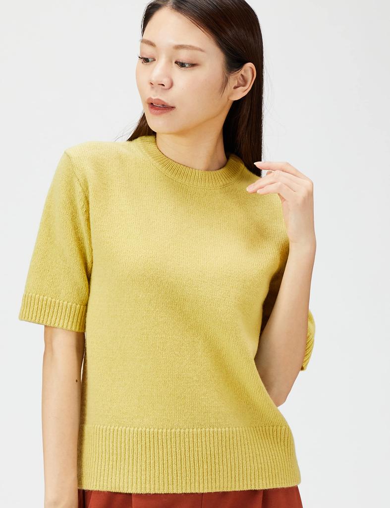 Mira Owen Ensemble Knit Pullover 09WNT224284 YEL 0 Mid-Gauge Women's