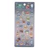 Kyururun 3D Puffy Sticker Sheet Vol.3 - Cafe A La Mode Cosmos, Foil BS-PRG010