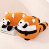 Flauschiges Roter Panda Plüschtier Puppe Stofftier Anime Figur Weiches Kuschel Kissen Niedliche Runde Waschbär Tiere