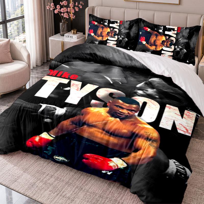 Mike Tyson 3Pcs Bedding Set Duvet Cover With Two Pillowcases For Bedroom Home Decoration