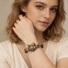 Sewing Machine Bracelet Vintage Jewelry Adjustable Open Cuff Bracelet Ring Timeless Tailoring Design Elegant Pendant for Seamstress Quilter Craft