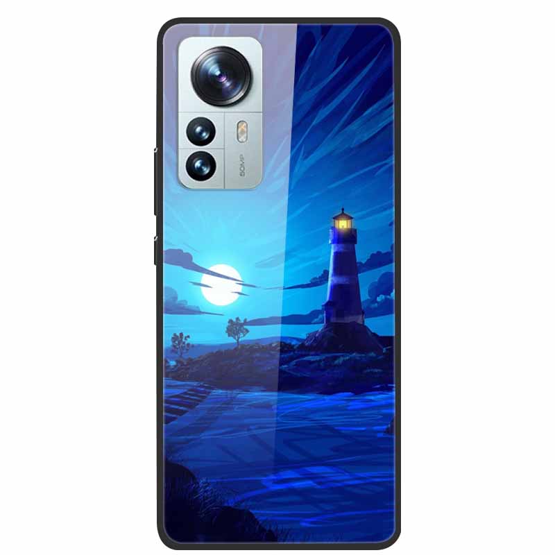 Tempered Glass Cases For Xiaomi 12T 5G Case Hard Phone Back Cover for Xiaomi 12T Pro Protection Shells Mi 12 T 12TPro 2022 Cool