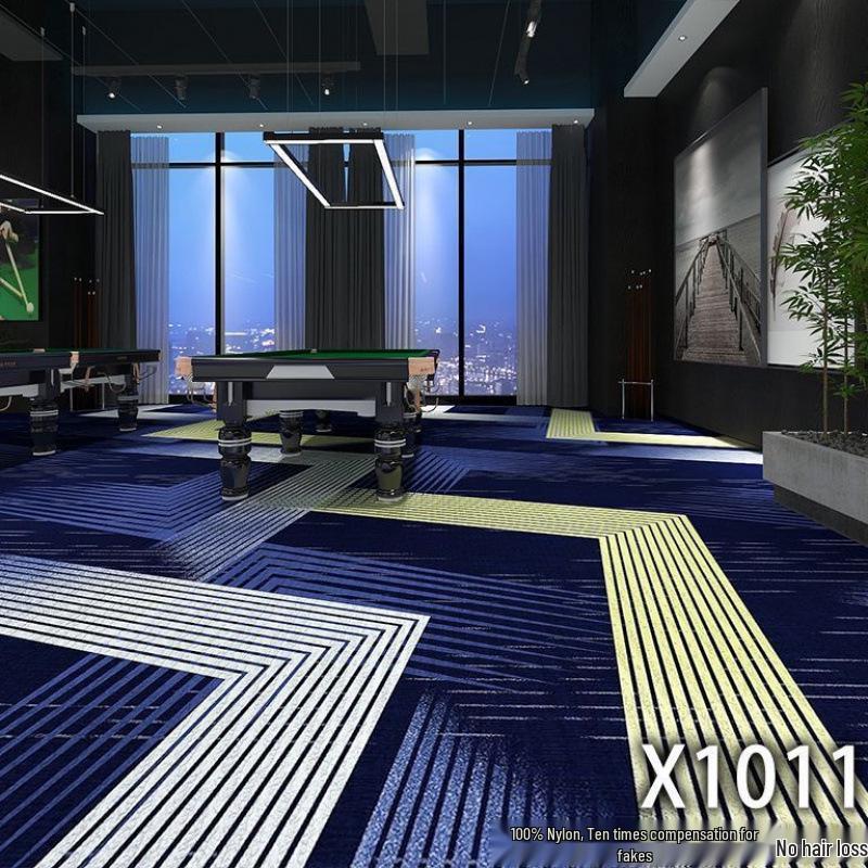 Billiard & Table Tennis Room Carpet - Full Coverage, Wear-Resistant, Flame Retardant, Soundproof