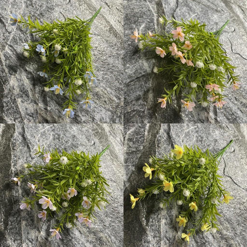 Artificial 7 Branch Orchid Flower Arrangement For Photography Home Decor