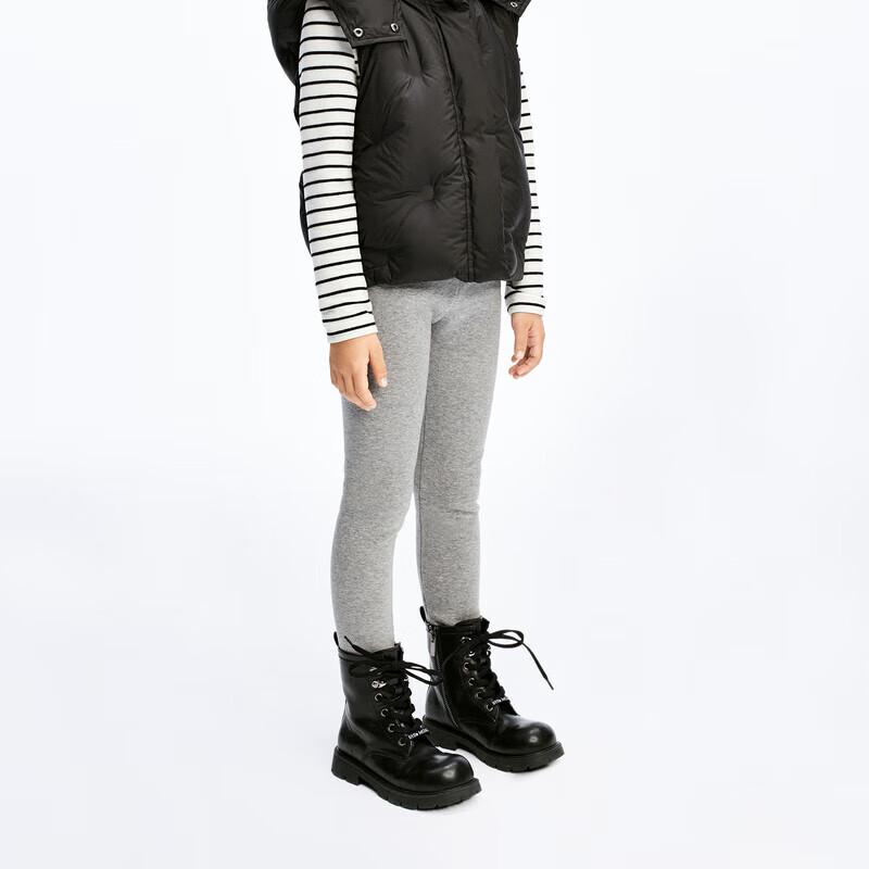 little MO&Co. Girls' Fleece-Lined Slim-Fit Leggings