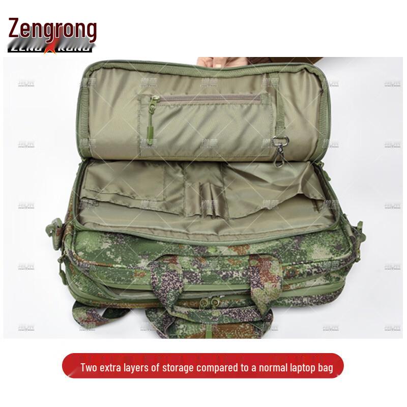 Zengrong Camouflage Tactical Briefcase & Laptop Bag