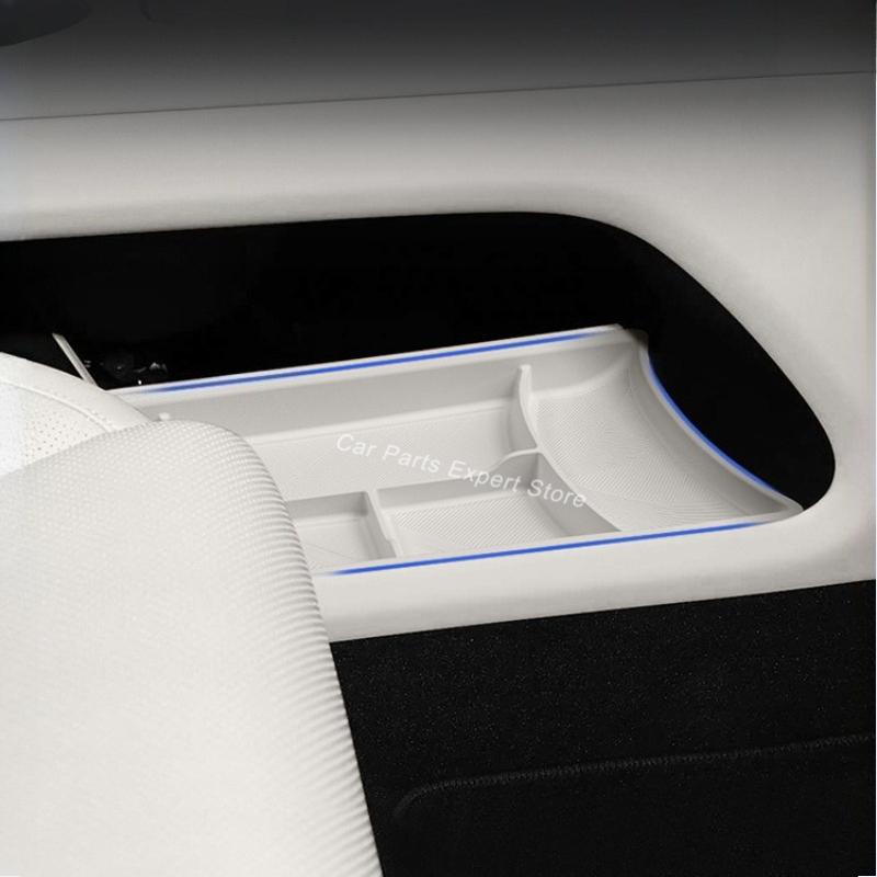 For Li Auto Lixiang I8 2025 Central Control Lower Storage Box Silicone Pad Car Armrest Organizer Interior Modified Accessories