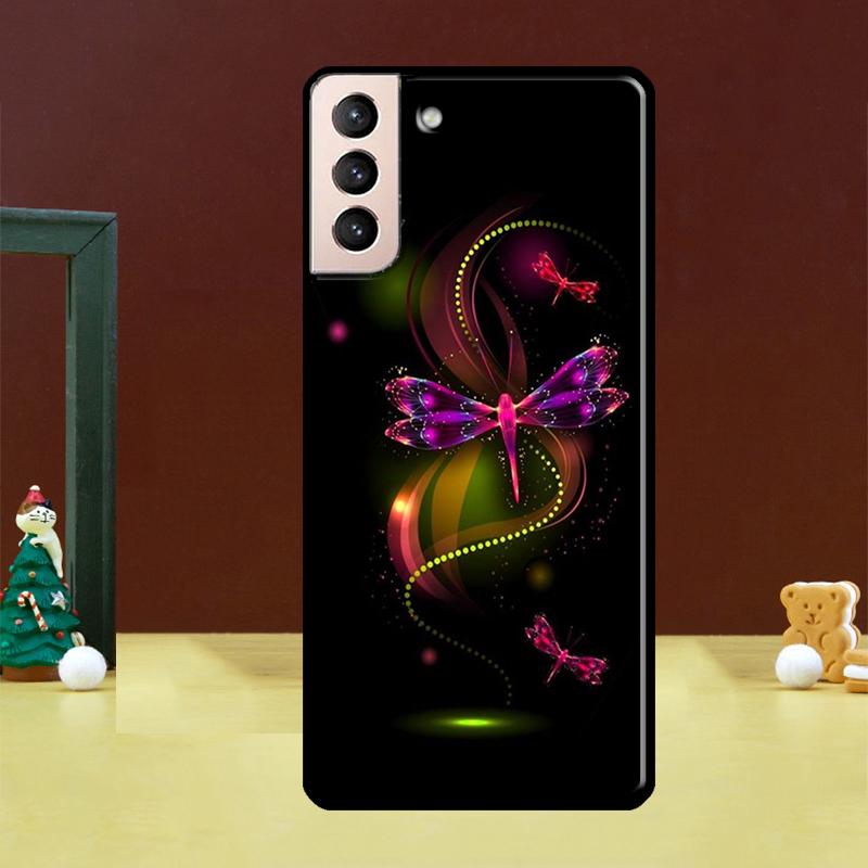 Dragonfly Animal Art Case For Samsung Galaxy S23 S22 Ultra S21 Ultra S21 FE S9 S10 Note 10 Plus S20 FE Back Cover