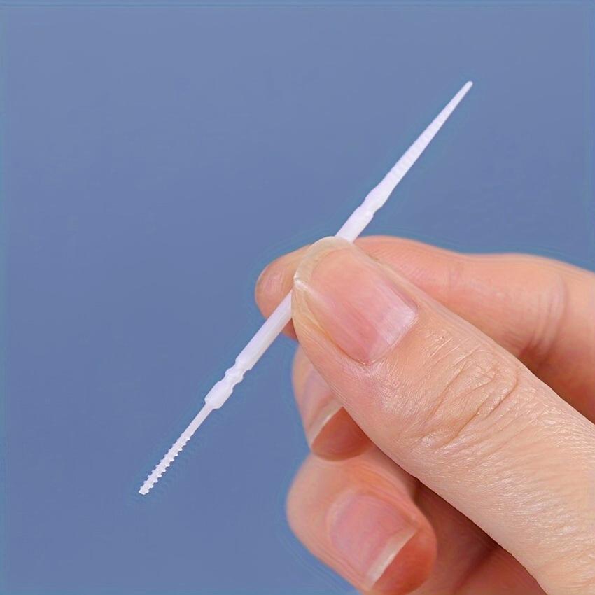 Nové 200 ks/balení oboustranné polypropylenové mezizubní kartáčky - Čisticí tyčinky pro dentální hygienu pro ústní péči