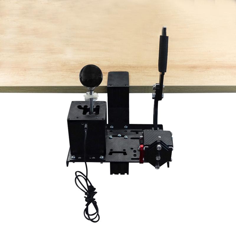 Universal Desk Mount Fixed Bracket For PC USB Handbrake, 6R/7R Hall Sensor H Gear Shifter, Sequential Gear Shifter For Logitech