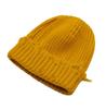 Hot Sale Distressed Customized Winter Beanies Hats Embroidered Logo Label Attach