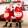 Boy Claus Santa Cosplay Costume Christmas Party Outfit Role Playing Dress Girl