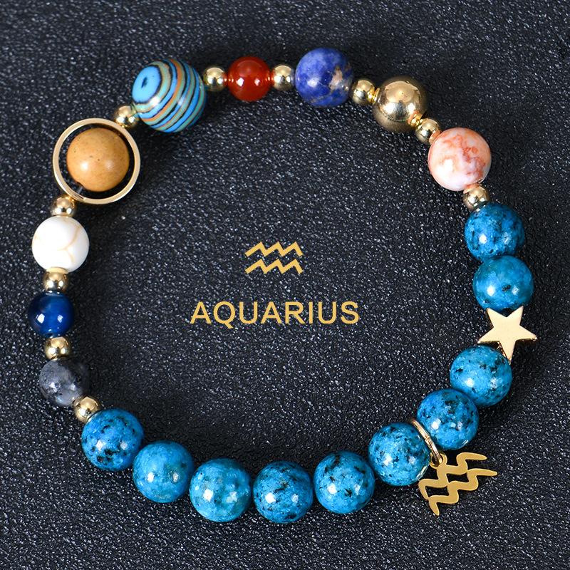 JYL TS Bracelet Zodiac  Planet Beads Aligns Cosmic Energy & Destiny