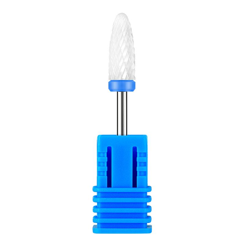 Ceramic Carbide Nail Drill Bits Rotate Electric Ceramic Milling Cutter For Manicure Pedicure Tools
