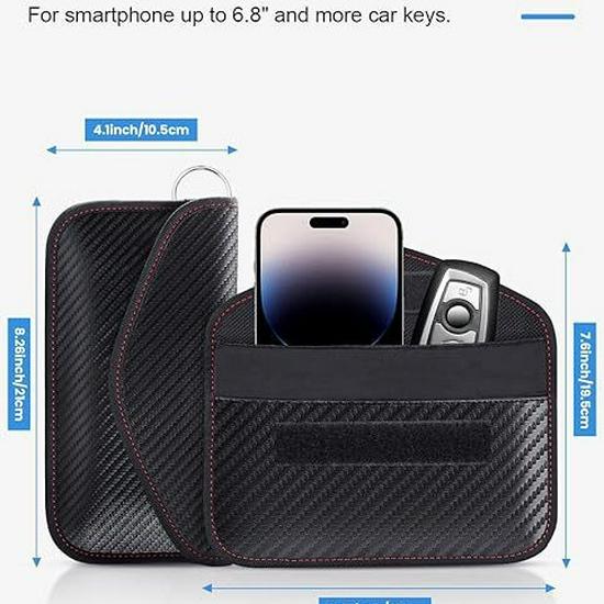Radiation-Blocking Bag for Pregnant Women: Anti-Magnetic, Anti-Theft RFID Key Pouch