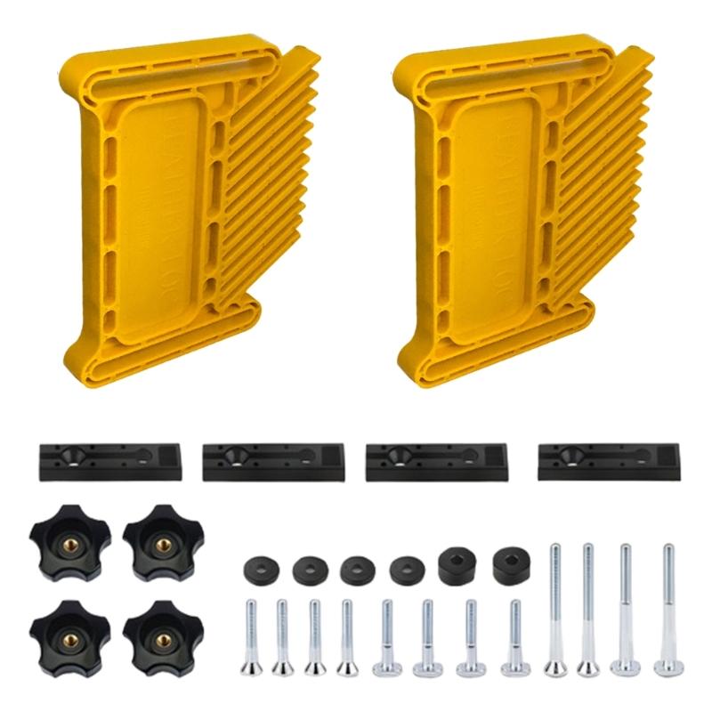 Featherboard Adjustable Woodworking Tool Safety Device Stackable Feather Board for Table Sawing Router Tables Band Sawing
