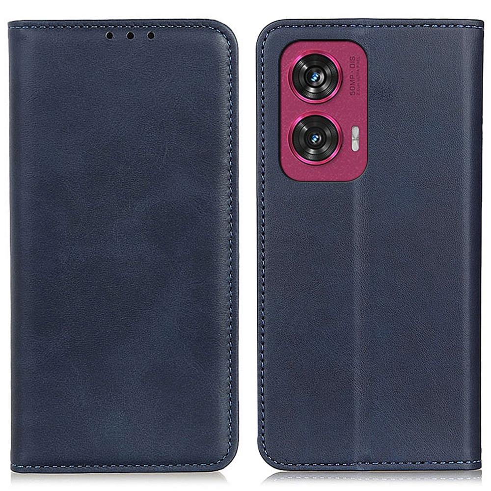 For Motorola Edge 50 Fusion 5G Case Split Leather Wallet Phone Cover Magnetic Closing