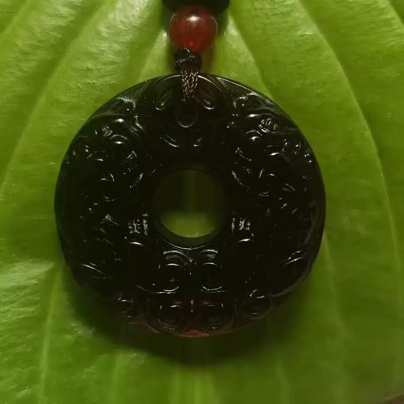 Trendy Woven Jade Safety Buckle Necklace for Students & Couples