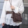 Frosted Skin Pumpkin Bag Autumn and Winter New Fashion Soft Leather Lazy Style Niche High-end Single Shoulder Crossbody Bag
