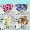 Peony Wedding Decor Artificial Flower Arrangement For Home And Event Styling