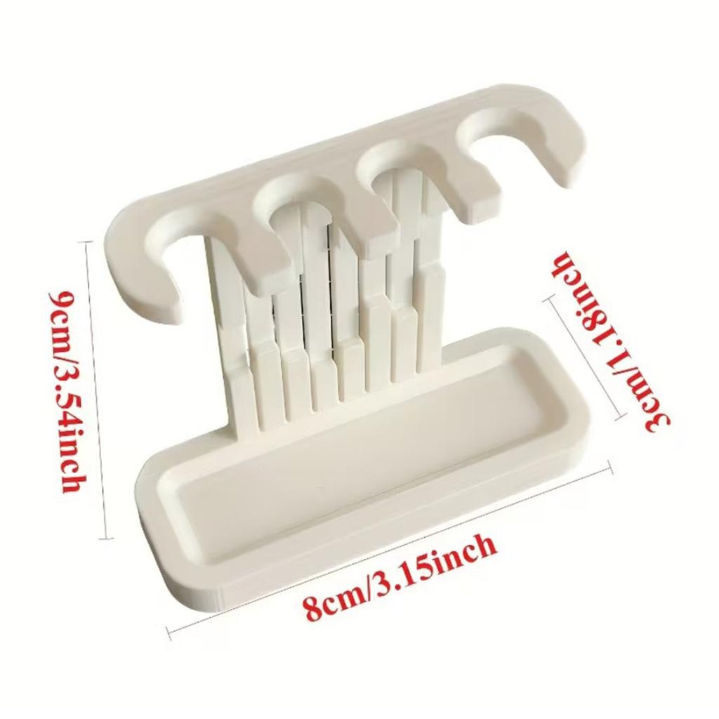 Electric Toothbrush Head Holder with Drain Tray Tooth Brushing Holder Lightweight for Home Bathroom Shower Sink Accessories