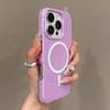 Candy Colour Luggage Striped Magnetic Hard Protect Cases For IPhone 16 15 14 13 Pro Max Shockproof Wireless Charging Phone Cover