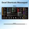 HD Printing Computer Keyboard Pad Anti-Slip Base Office Desk Mat New Keyboard Pad  Office Workers