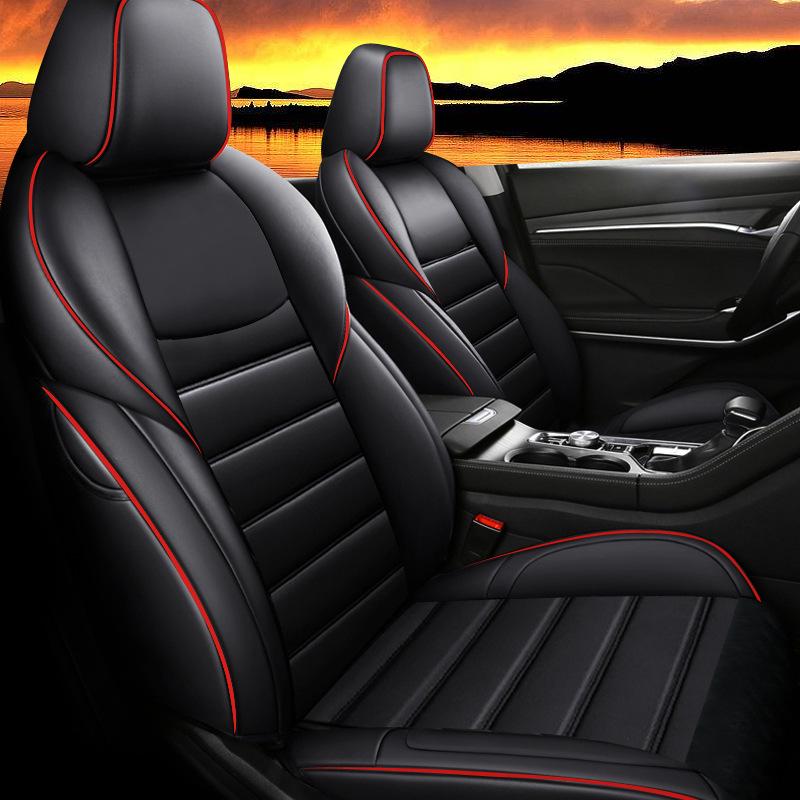 HMGJ Custom Leather Seat Cover for Changan CS75: Full Wrap, Sports Design, All-Season Use