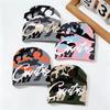 European and American Retro Letter Camouflage Knitted Hat Autumn and Winter Street Warm Men's and Women's Hip-hop Hat Fashion Wool Hat Cold Hat