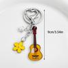 Hiphop Rocková Kytara Klíčenka Cool Módní Punk Harajuku Hudební Klíčenka Přívěsek na Tašku