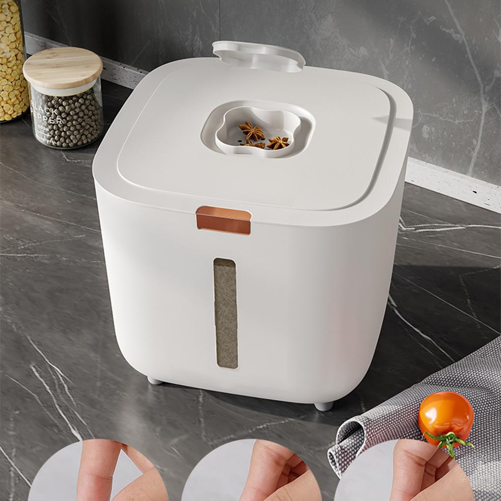Plastic Durable Kitchen Collection Bucket For Rice And Grain Storage Kitchen Container Bucket