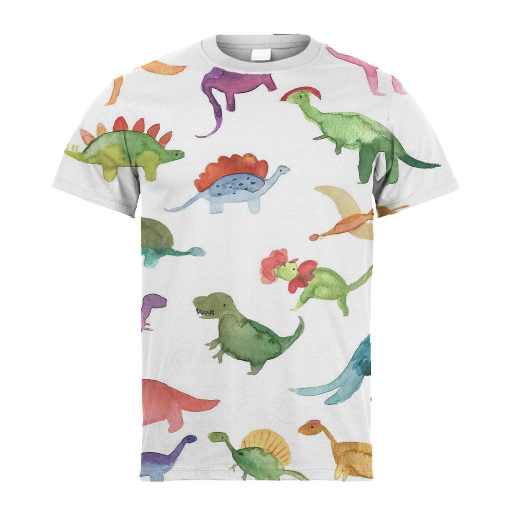 Kids Girl Boy Clothes Dinosaur T-Shirt Summer Short Sleeve Tees Boy Clothes Casual Comfy T Shirt Tops Children's Clothing