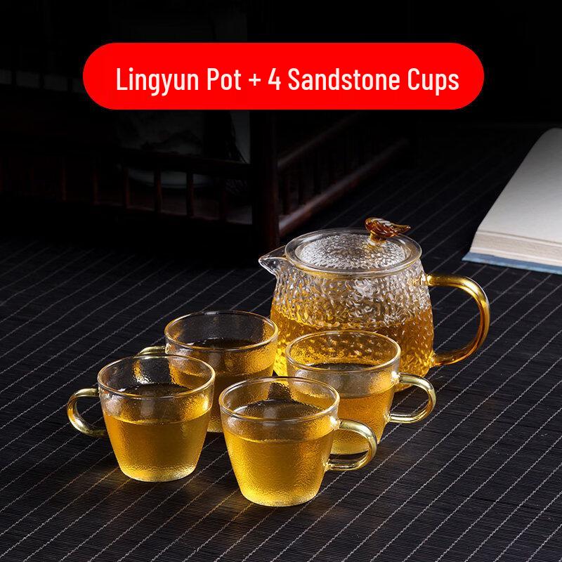 ZISIZ High-Temperature Resistant Glass Teapot