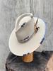 100% Wool Western Fedora Hat - Braided & Feather Trim Felted Jazz Cap for Men & Women | Autumn Winter