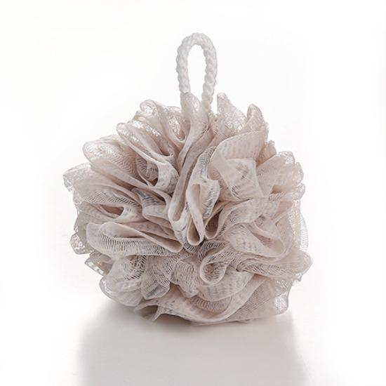 Bath Body Brush Sponge Bath Ball Nylon Scrubber Loofah Mesh Net Ball Cleaning Mesh Shower Flower 60g Bathroom Accessories
