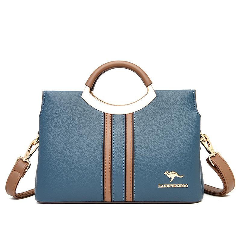 Crossbody Shoulder Bag Fashion Color Contrast Women's Bag Mom Bag