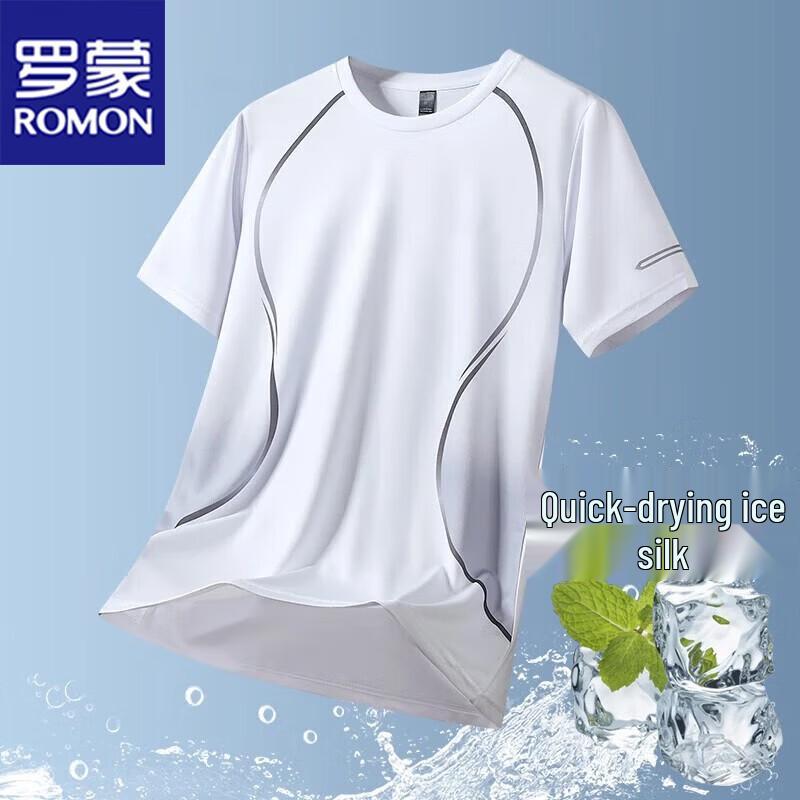 ROMON Men's Quick-Dry Loose Fit T-Shirt