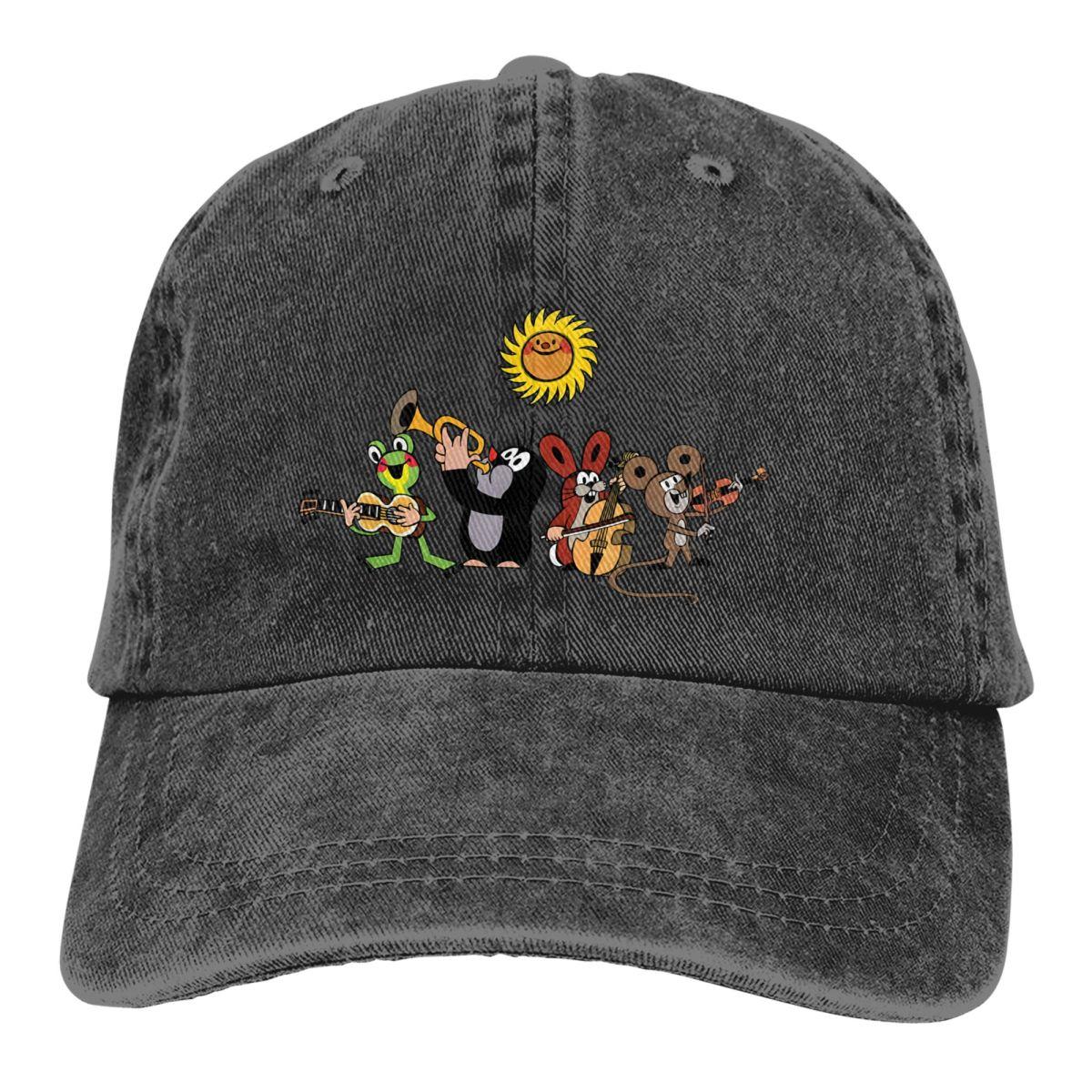 

The Little Mole Multicolor Hat Peaked Women s Cap Krtek Personalized Visor Protection Hats One Size