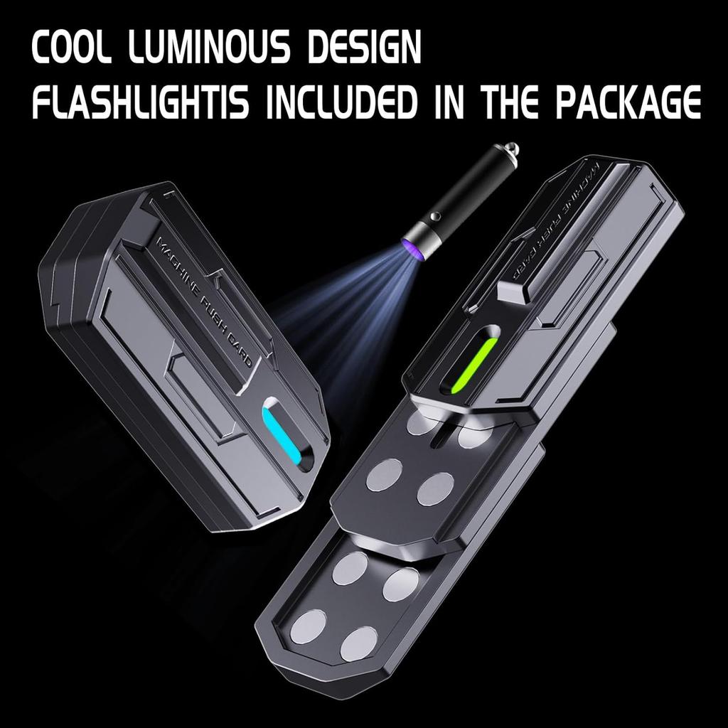 Magnetic Push Slider 3-Stage Strong Strength Metal EDC Hand Spinner Fidget Toys Autism Sensory Toys ADHD Anxiety Stress Relief