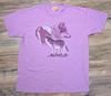 Maglietta Vintage The Mountain Uomo/Unisex 2XL XXL Lupo Rosa Luna Y2K T-shirt