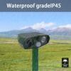 Solar Ultrasonic Mouse Repeller Waterproof Animal Repeller Outdoor Patio Lawn Dog and Wolf Repeller