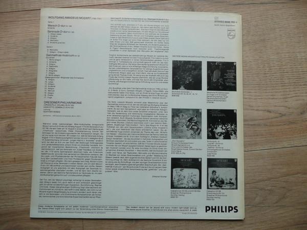 

LP Record MOZART DRESDNER PHILHARMONIE GUN Serenade Ddur Kv189 Und Kv185 Gal 6500702 PHILIPS 1976 Netherland Classical Used