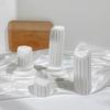 Luxury Roman Column Ring Stand Exquisite Ring Display Rack Vintage Plaster Ring Holder  Photo Props