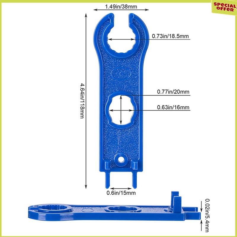A34R 12 STÜCK Solarstecker Werkzeugschlüssel, Solarpanel-Stecker Montage Werkzeug Für Stecker,Kunststoff Solar Schraubenschlüssel