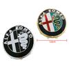 Autoaufkleber für Alfa Romeo 4 Stück 58mm Auto Radnabenkappen für Alfa Romeo Logo Giulietta Mto Giulia GT 159 147 156 166