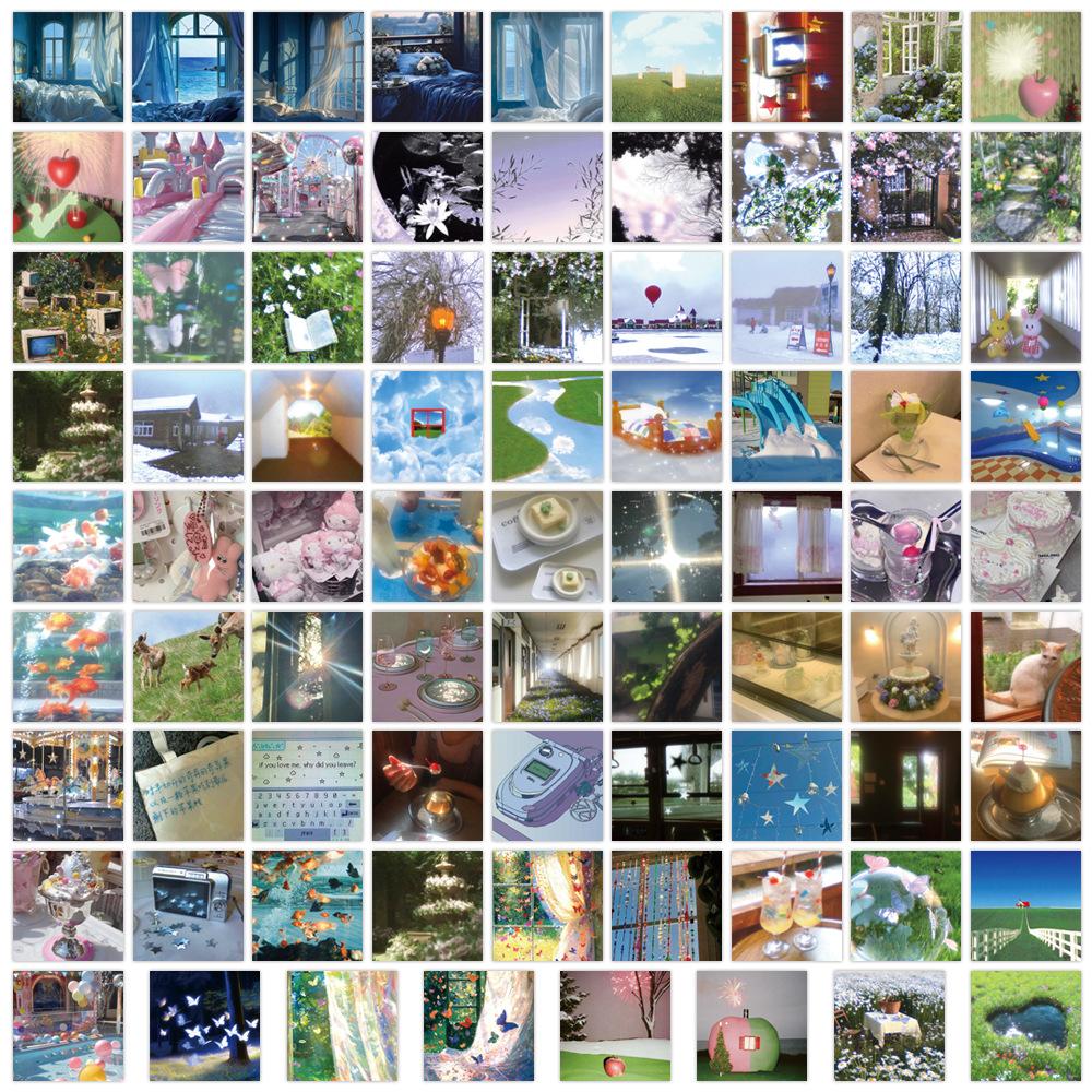 80 Nowy Styl Dream Kernel Naklejki Graffiti Dekoracyjne Notatnik Lodówka Telefon Komórkowy Hulajnoga DIY Naklejki