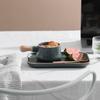 Japanese Breakfast Plate Creative One Person Food Ceramic Bowl Plate Household Handle Bowl Sweet Bowl Western Plate Tableware Set
